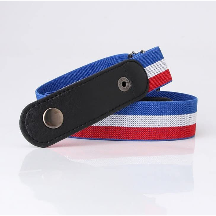 SATYAM KRAFT 1 Pc of Invisible Women Belt Strechable, Adjustable and Classic Look Tri-color, Useful in Many Occasions, Formals, Casual for Rakshabandhan,Rakhi Gift (Pack of 1, Multicolor)
