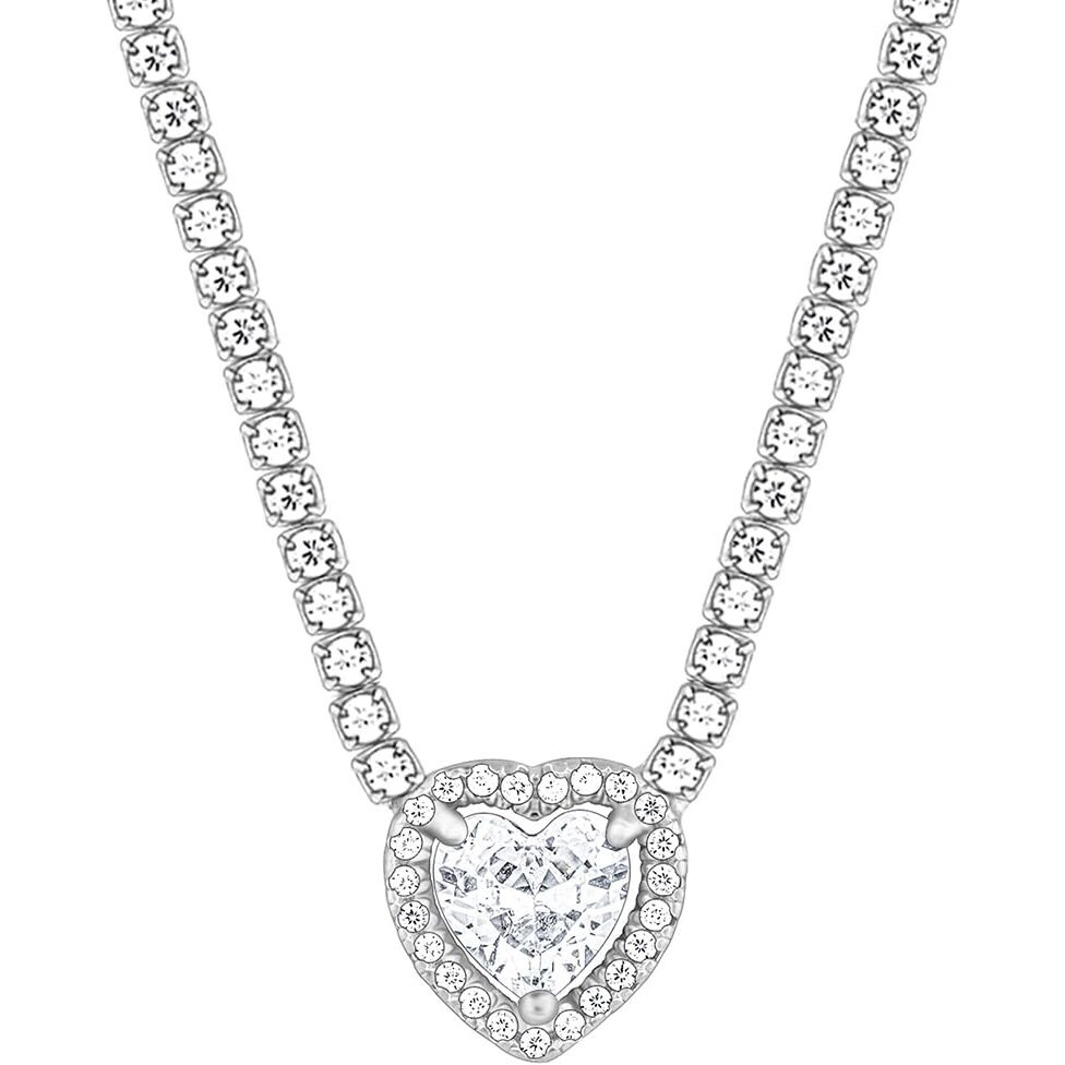 GIVA 925 Silver Solitaire Love Necklace| Rakhi Rakshabandhan Gift for Sister Bhabhi, Gifts for Women & Girls With Certificate of Authenticity and 925 Stamp | 6 Months Warranty*
