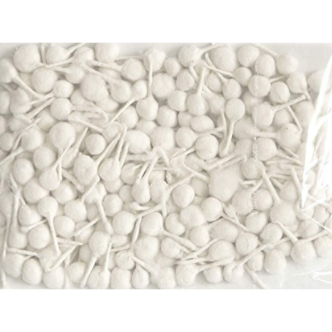 Mahakaal Bhakti Cotton Wicks for Diya (White_5.9 x 8.6 x 1.1 Inch)
