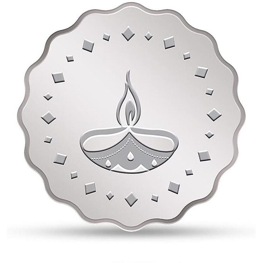 Kundan 20g (999.9) Silver Coins-Diya