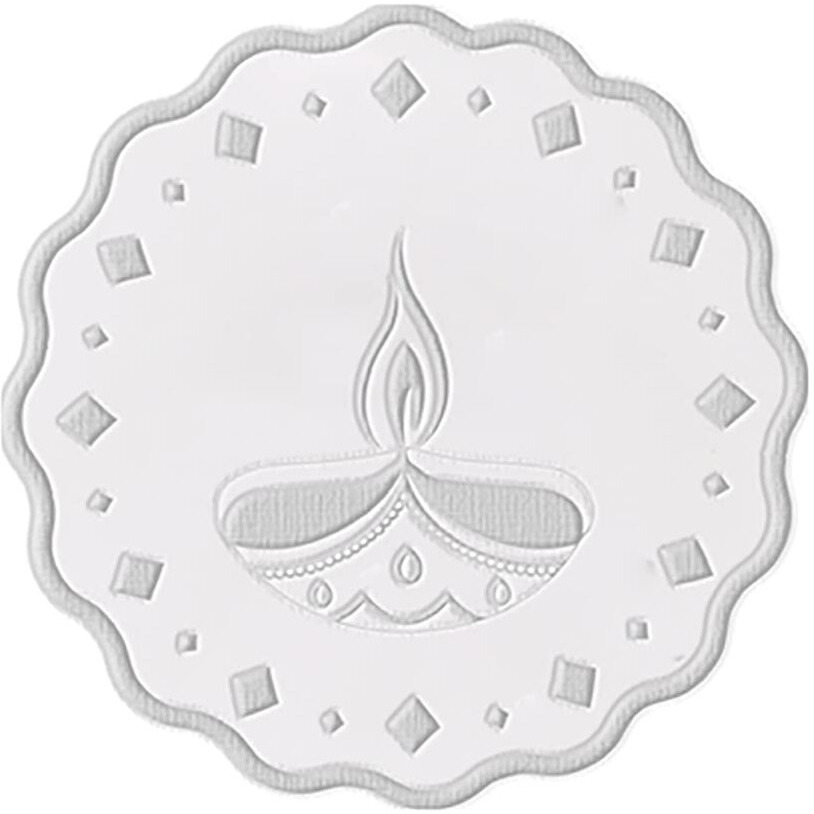 Kundan 50g (999.9) Diya Silver Coin