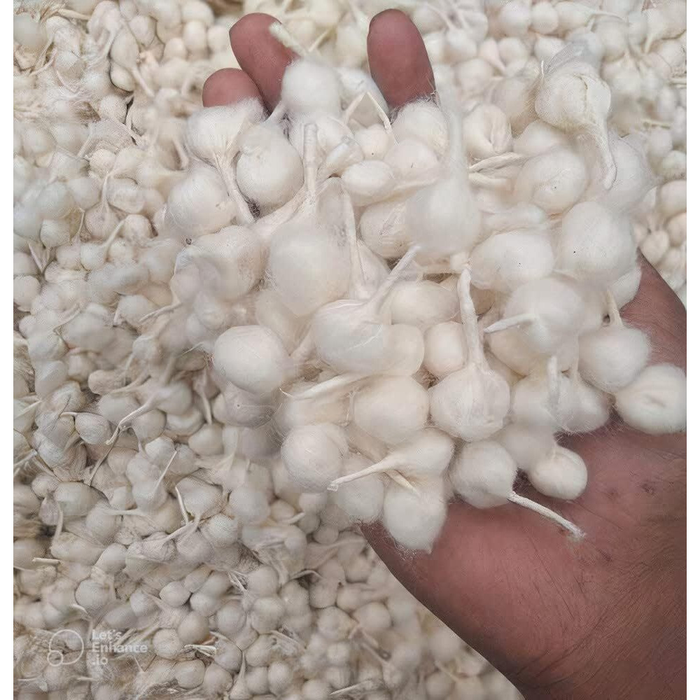 On Blow Pure Cotton Round Wicks Diya Batti/Phool Batti for Pooja Aarti White Color (Pack of 100)