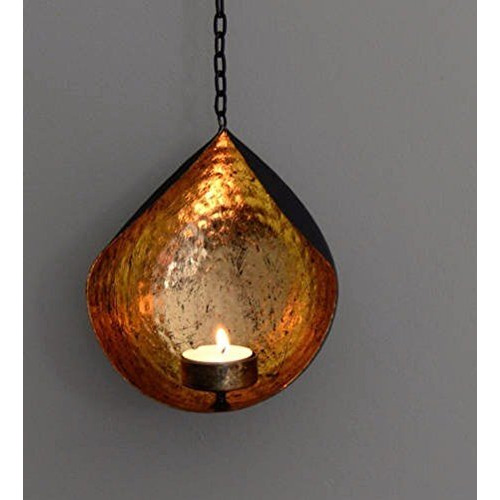 Collectible India Set of 2 Metal Wall Sconces Tealight Candle Holders -Diwali Decorations Items for Home Decor and Diwali Gifts-Wall Hanging Gift Candle -Tea Light Holder