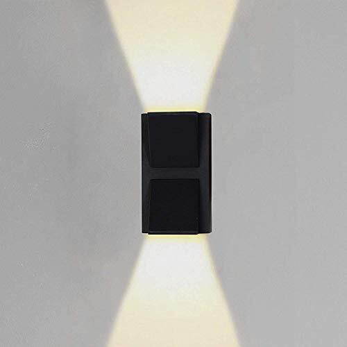 ESS EMM Wall Lights - 10W IP65 Waterproof Wall Lamp 2 Way Exterior Wall Light for Decor| Up Down Light for Balcony | Outdoor Wall Lights for Elevation,Garden & Patio Lights -(Warm White)-Pack of 1