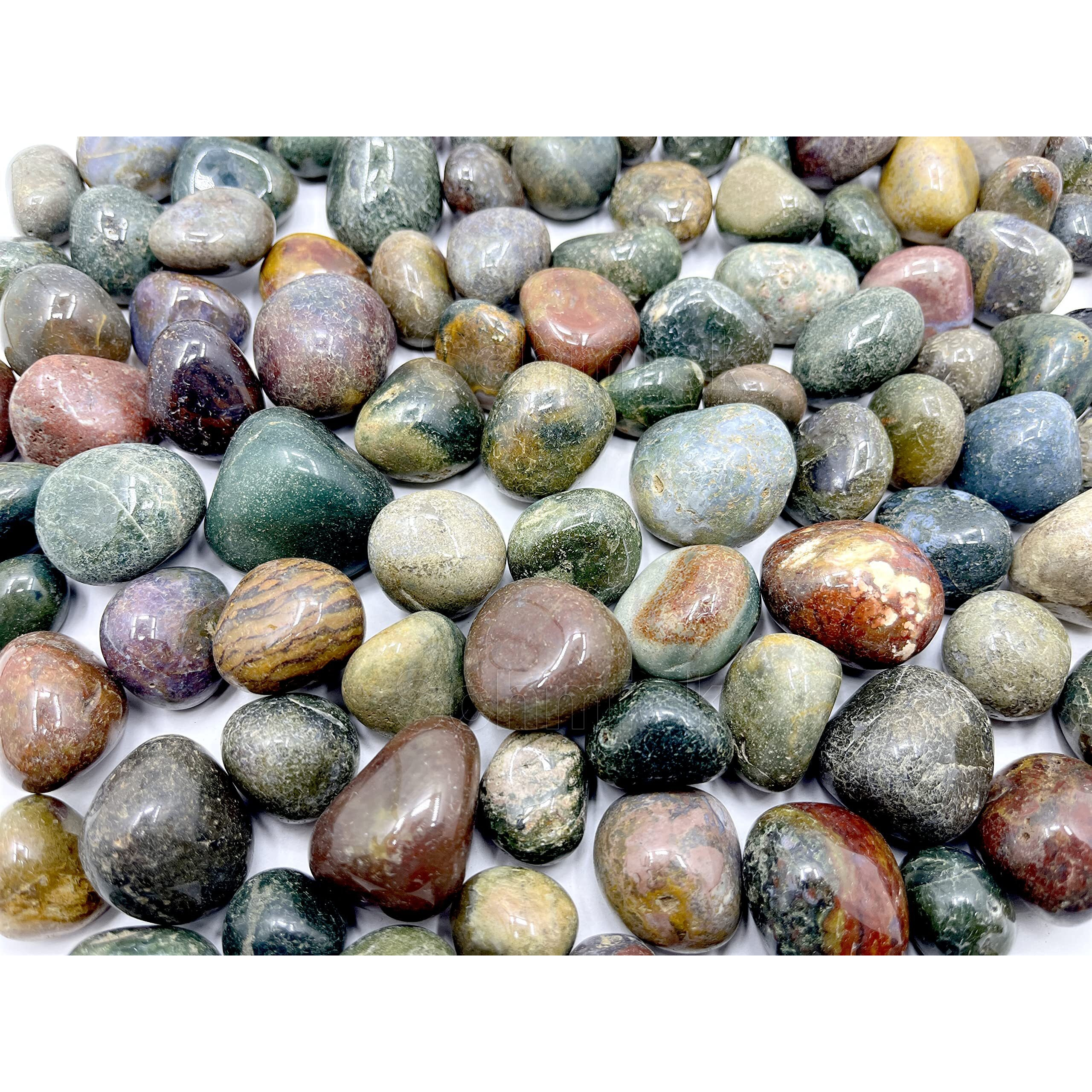 Schmick 3 Kg Fancy Pebbles Stones for Plants Pots, Decoration, Fish Tank Aquarium, Garden, Home and Table Decor - Decorative Stones and Pebbles, Vase Fillers (3 Kg, Fancy Pebbles)