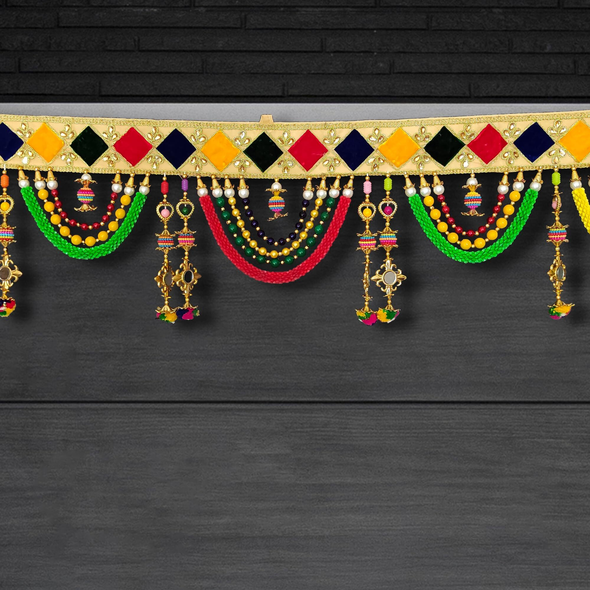 REPTUM DECOR Cotton Toran (37 inch, Multicolour)