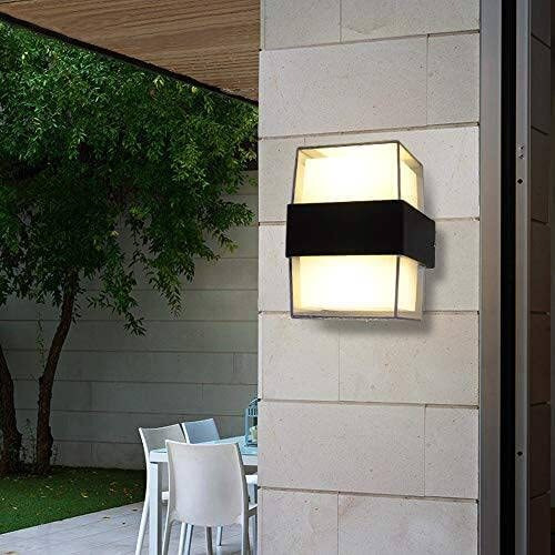 ESS EMM Wall Lights - 10W IP65 Waterproof Wall Lamp 2 Way Exterior Wall Light for Decor| Up Down Light for Balcony | Outdoor Wall Lights for Elevation,Garden & Patio Lights -(Warm White)-Pack of 1