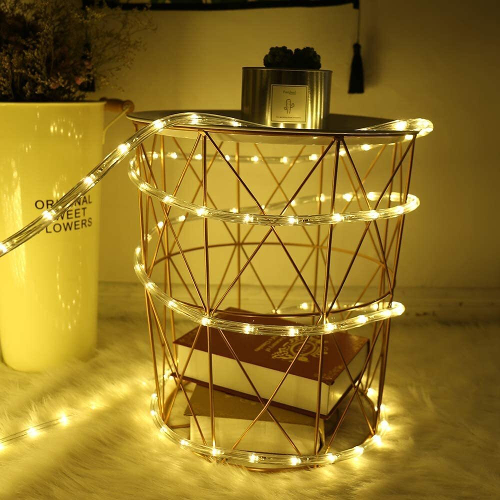 Gesto 5 Meter Led Strip Lights Ceiling Lights for Home Decoration,Rope led Light for Balcony Decoration Outdoor Lights Waterproof |Fairy Lights for Home Decor,Birthday,Diwali Decoration(Warm White)