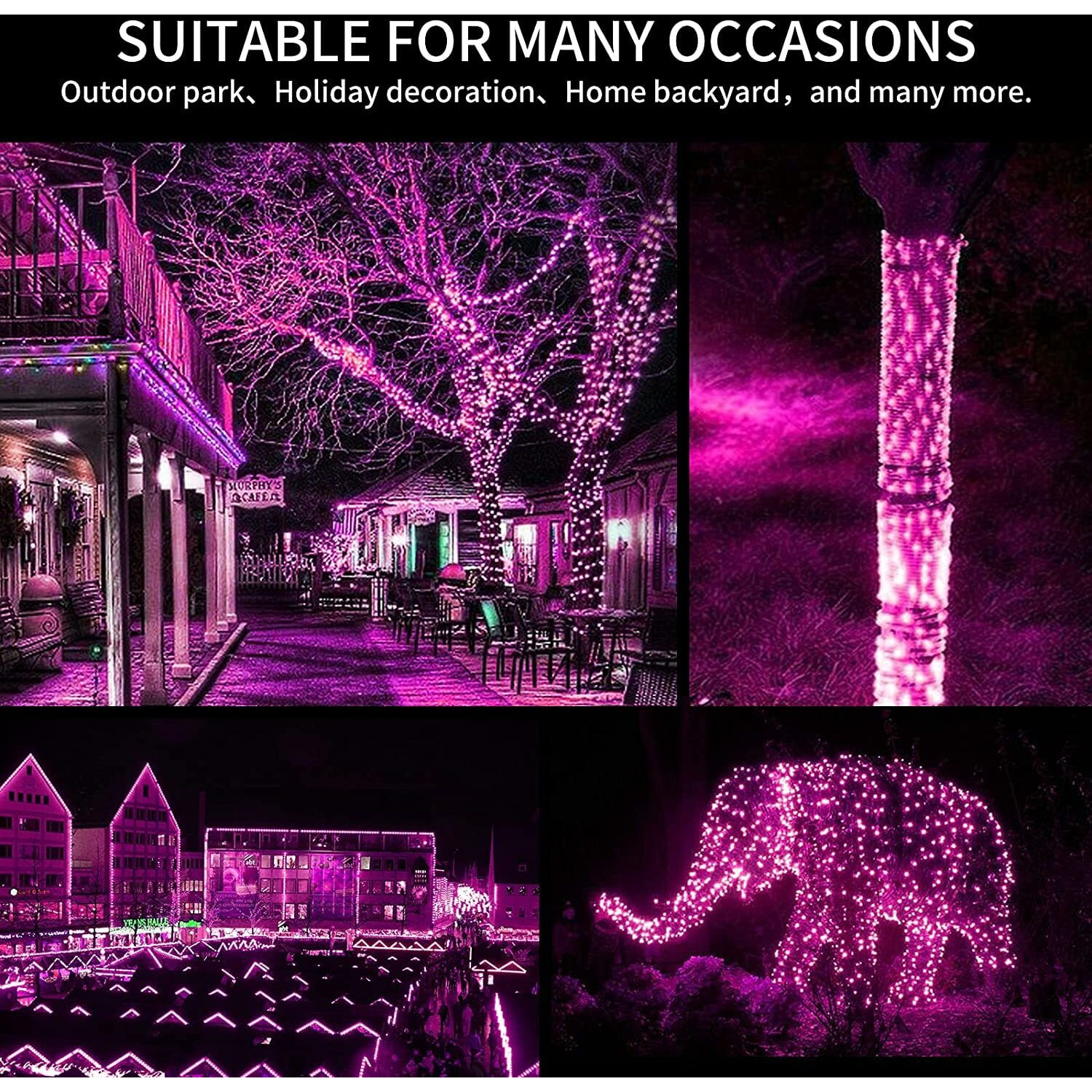 Gesto 5 Meter Led Strip Lights  Ceiling Lights for Home Decoration,Rope led Light for Balcony Decoration Outdoor Lights Waterproof | Fairy Lights for Home Decor,Birthday,Diwali Decoration(Pink)