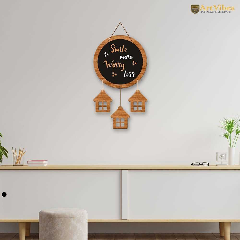 Artvibes Motivational Quotes Wooden Wall Hanging Decoration Items for Home | Gifts | Wooden Wall Hanger | Mdf Wall Decoration for Office | Artworks Wall Hangings | Modern Decor Items (WH_7208N)