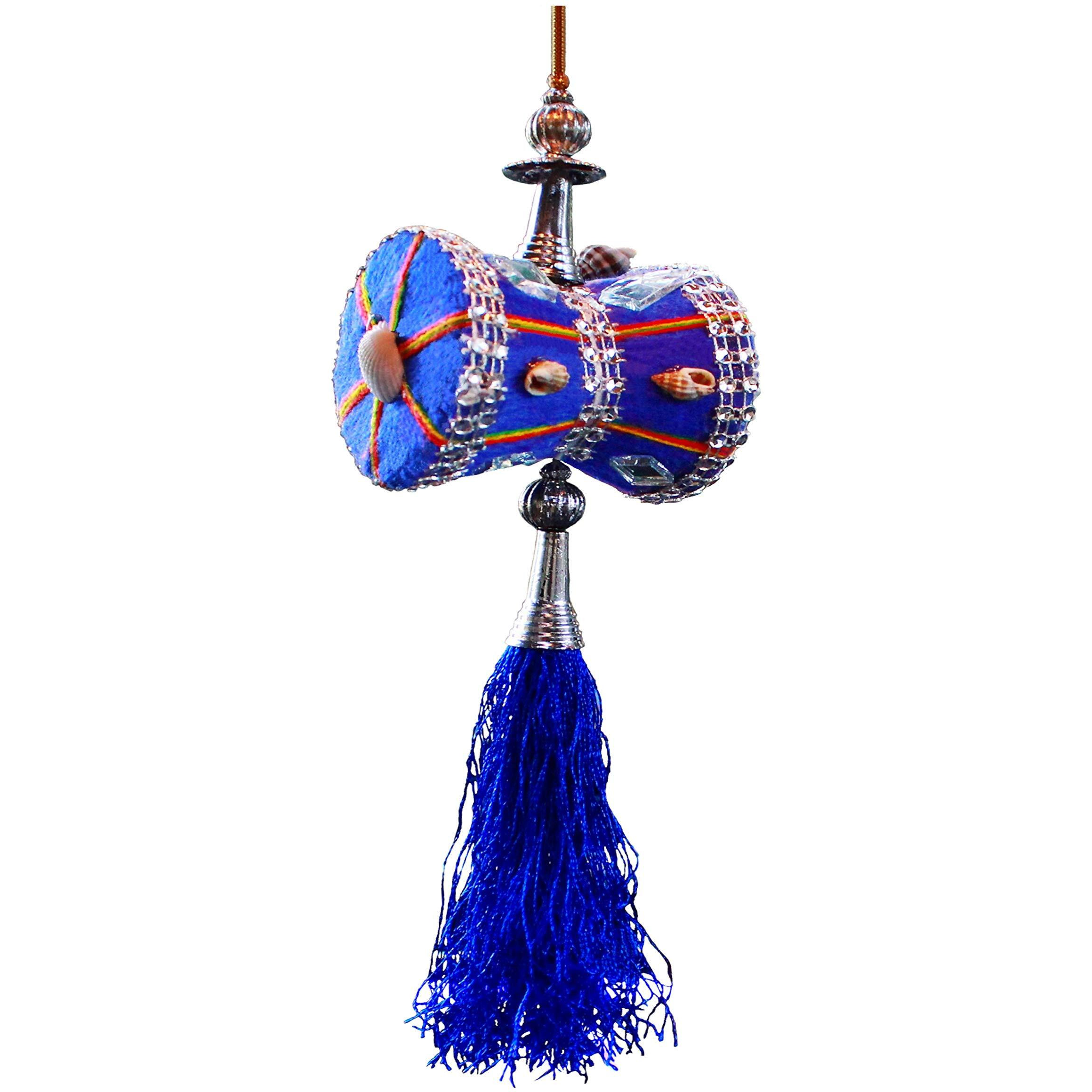 U & U UNIQUE UTILITIES Cloth Car Hanging Accessories Interior Decor, 7 x 6 x 6 cm, Blue, 1 Piece