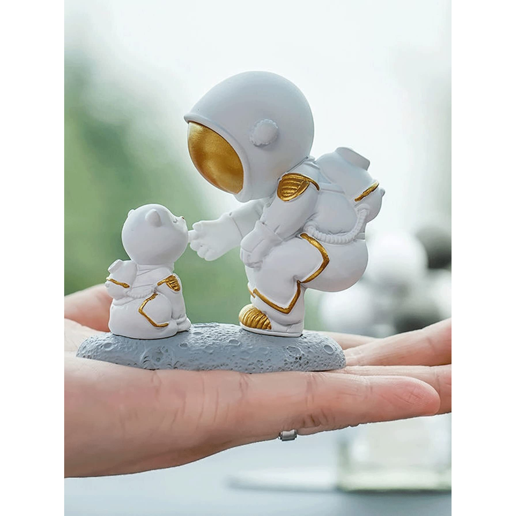Street27 Cute Outer Space Astronaut Figurine Action Figure Toys Statue for Showpiece Home Living Room Decor Office Desktop Decoration Car Dashboard, Kids Birthday Party Gift