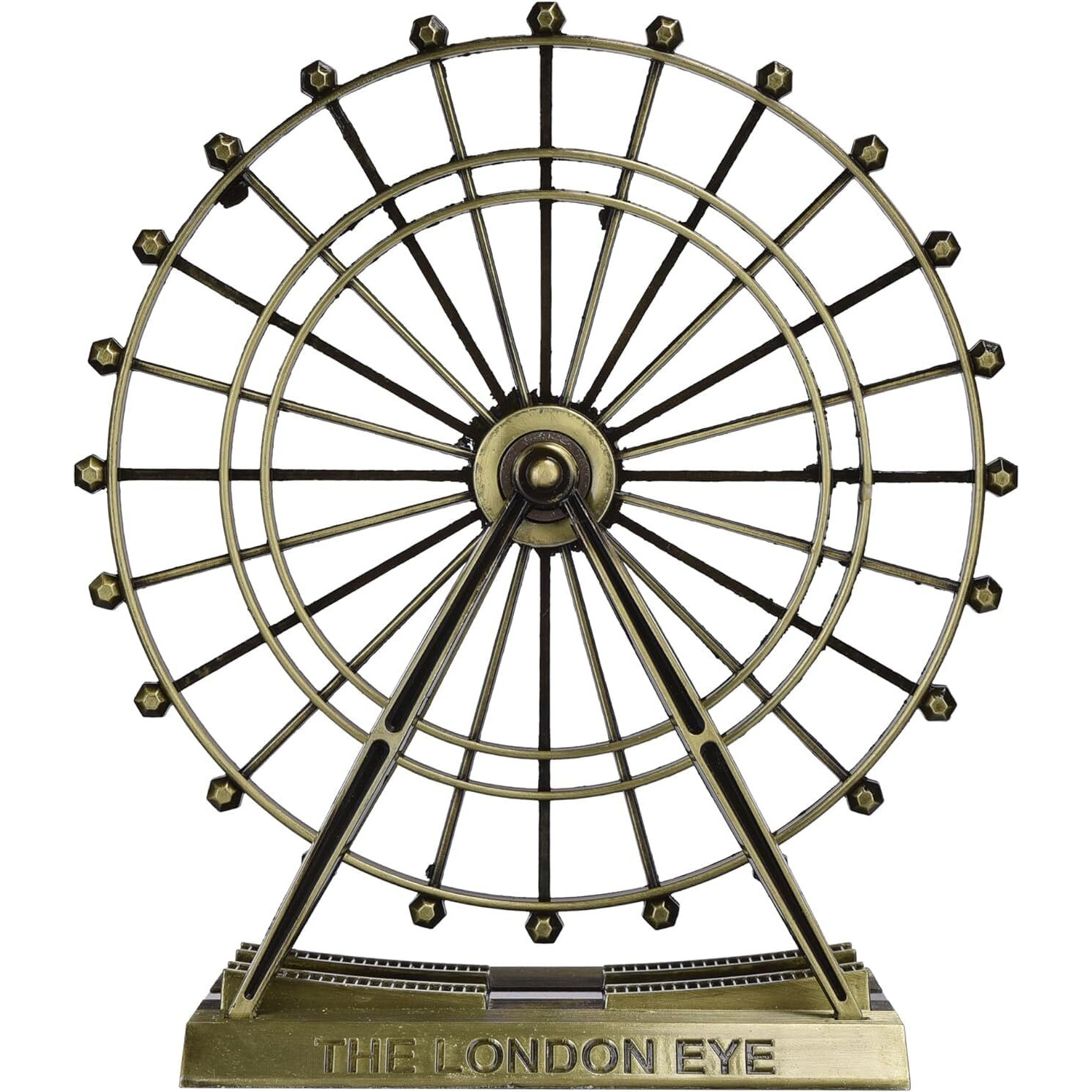 SATYAM KRAFT 1 Piece London Eye Antique Vintage Statue for Room, Office, Decorative Showpeice for Home, Desk Decor, Table Stand (9.5 cm)