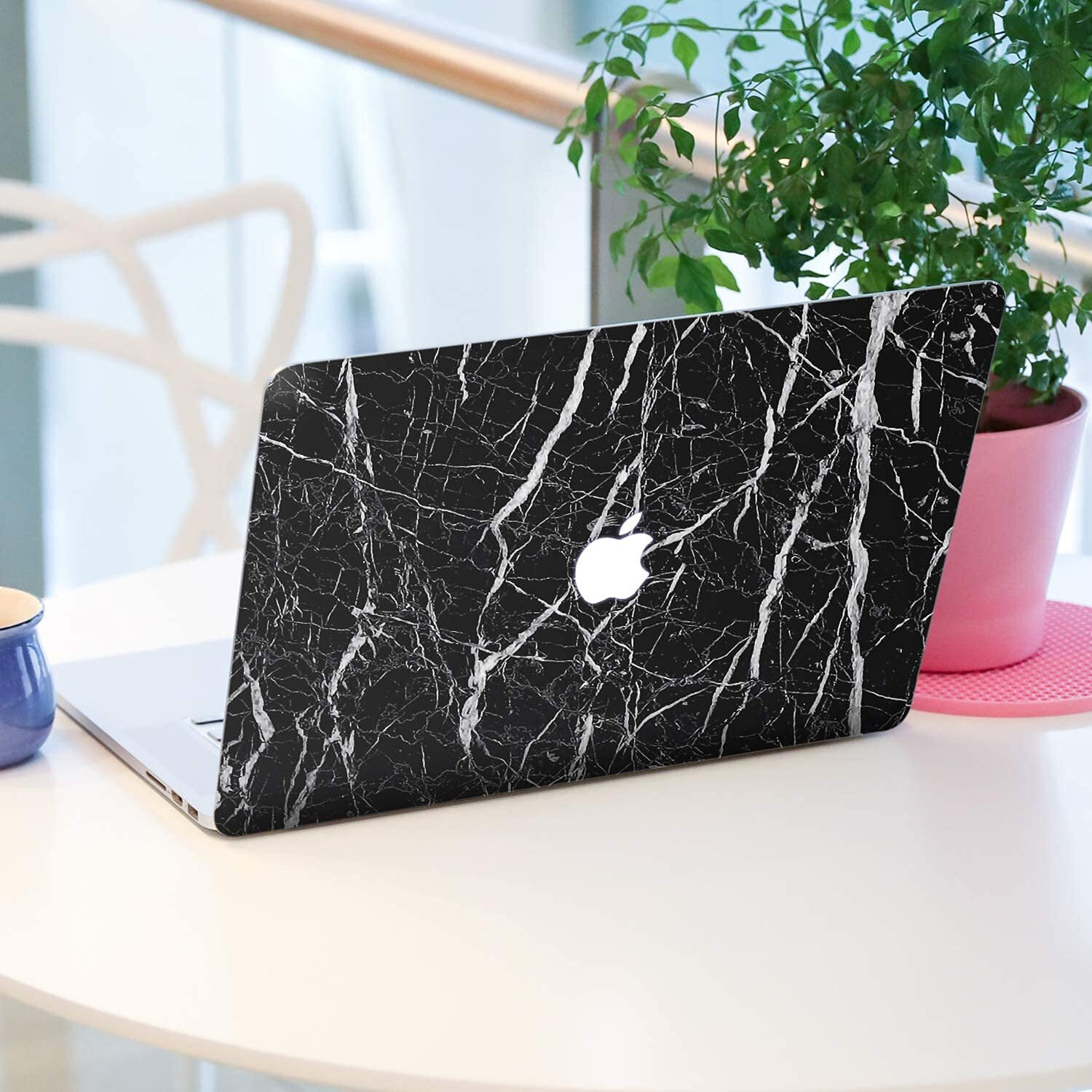 OM AKSHAR Wall Paper for Wall Decor Black Marble Waterproof Kitchen Countertop Paper PVC Wallpaper for Kitchen and Home Furniture Dcor (Black marble 45 * 500CM)