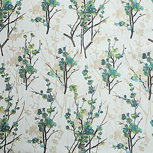 Ultica Fab Home Decor Kart 9Ft Grommet Opaque Curtain For Long Door Set Of 2 Printed Panels&Drapes For Decoration Curtains For Living Room Kitchen Hall,4 X 9 Feet,Aqua