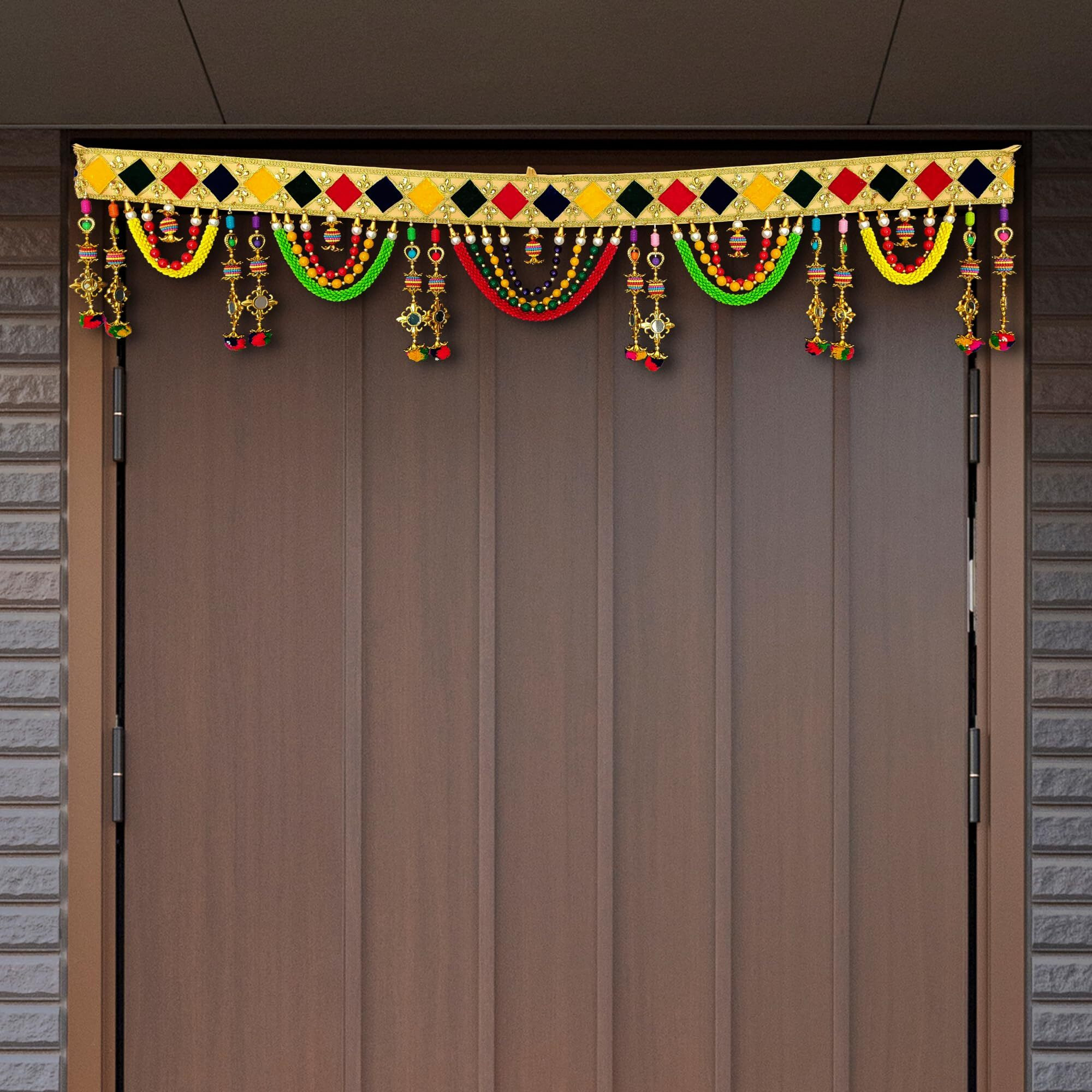 REPTUM DECOR Cotton Toran (42 inch, Multicolour)