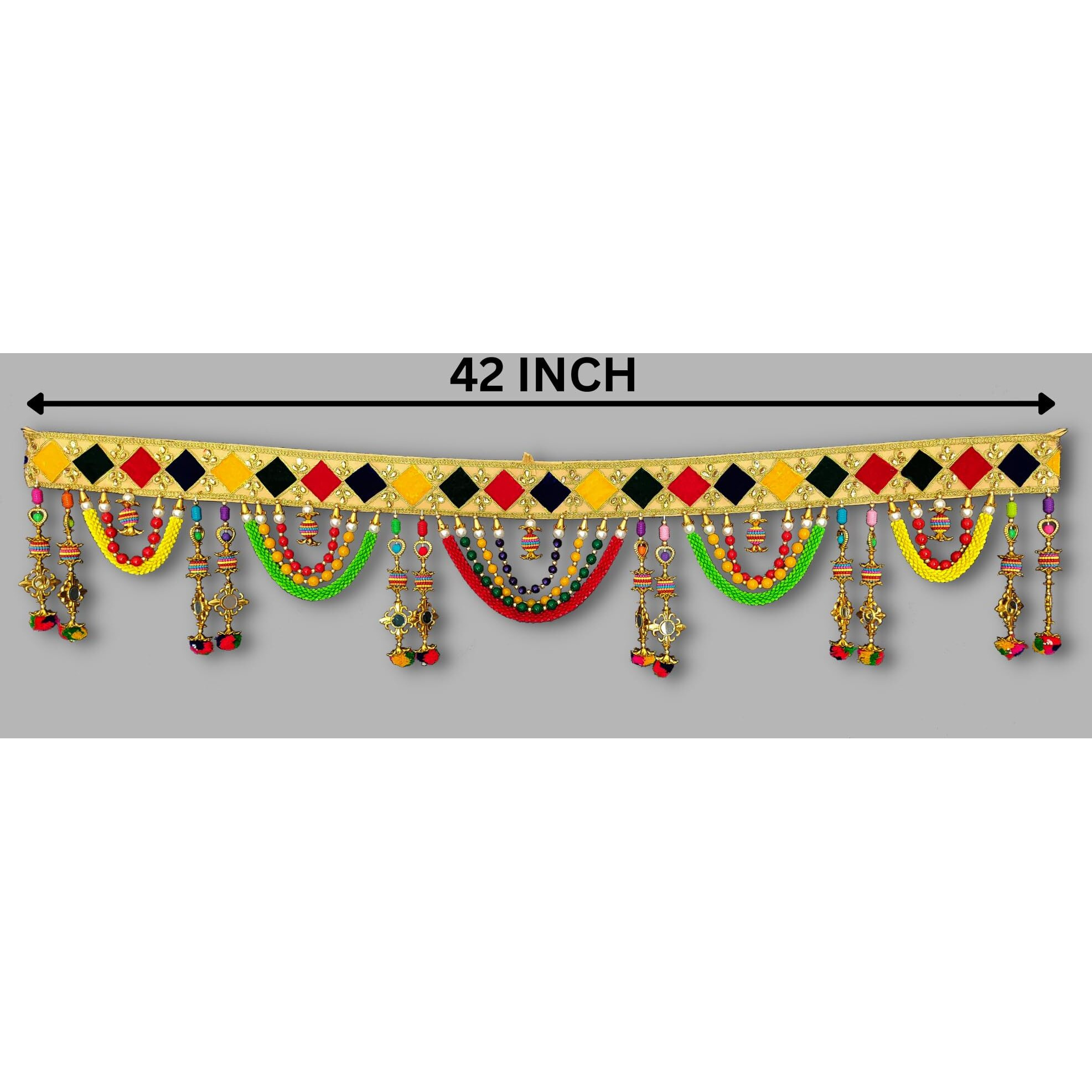 REPTUM DECOR Cotton Toran (42 inch, Multicolour)