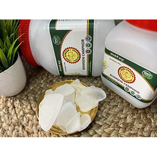 Shri Ganesh Premium Camphor Bhimseni Camphor (500g X 1 Jar)