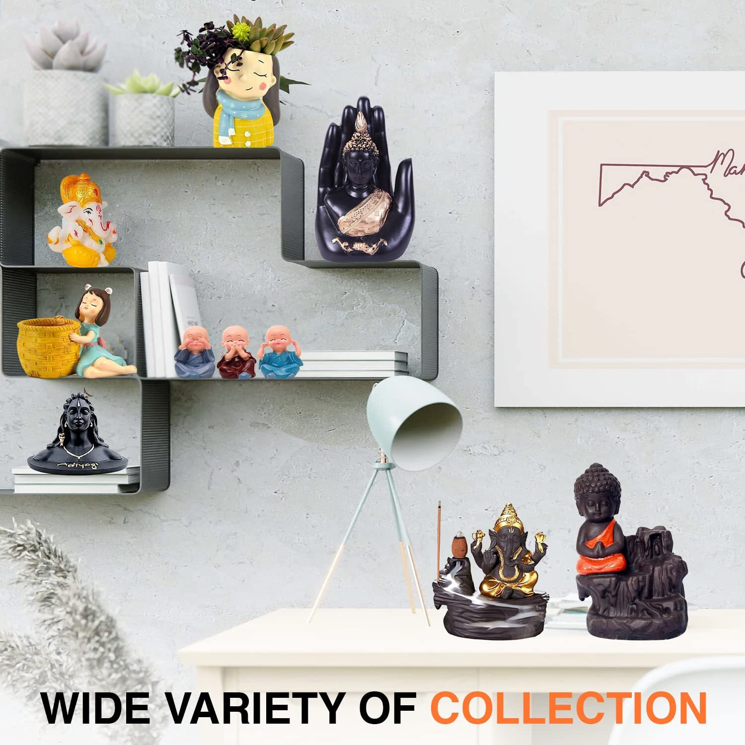 Handicrafts Villa Dancing Ganesh Showpiece (Dholak Ganesh, Standard)