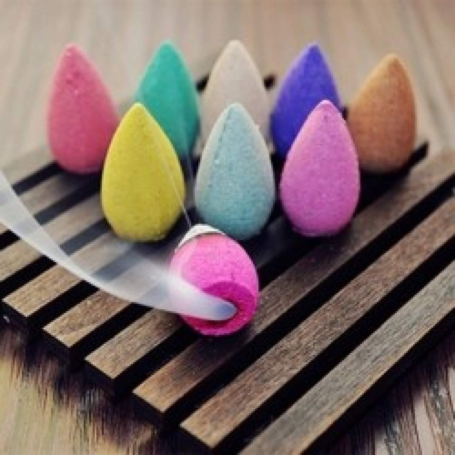 HC Villa Smoke Backflow Cone Incense Holder Decorative Showpiece with 10 Free Smoke Backflow Scented Cone Incenses (Ganesh Blue)(Resin, Conical)