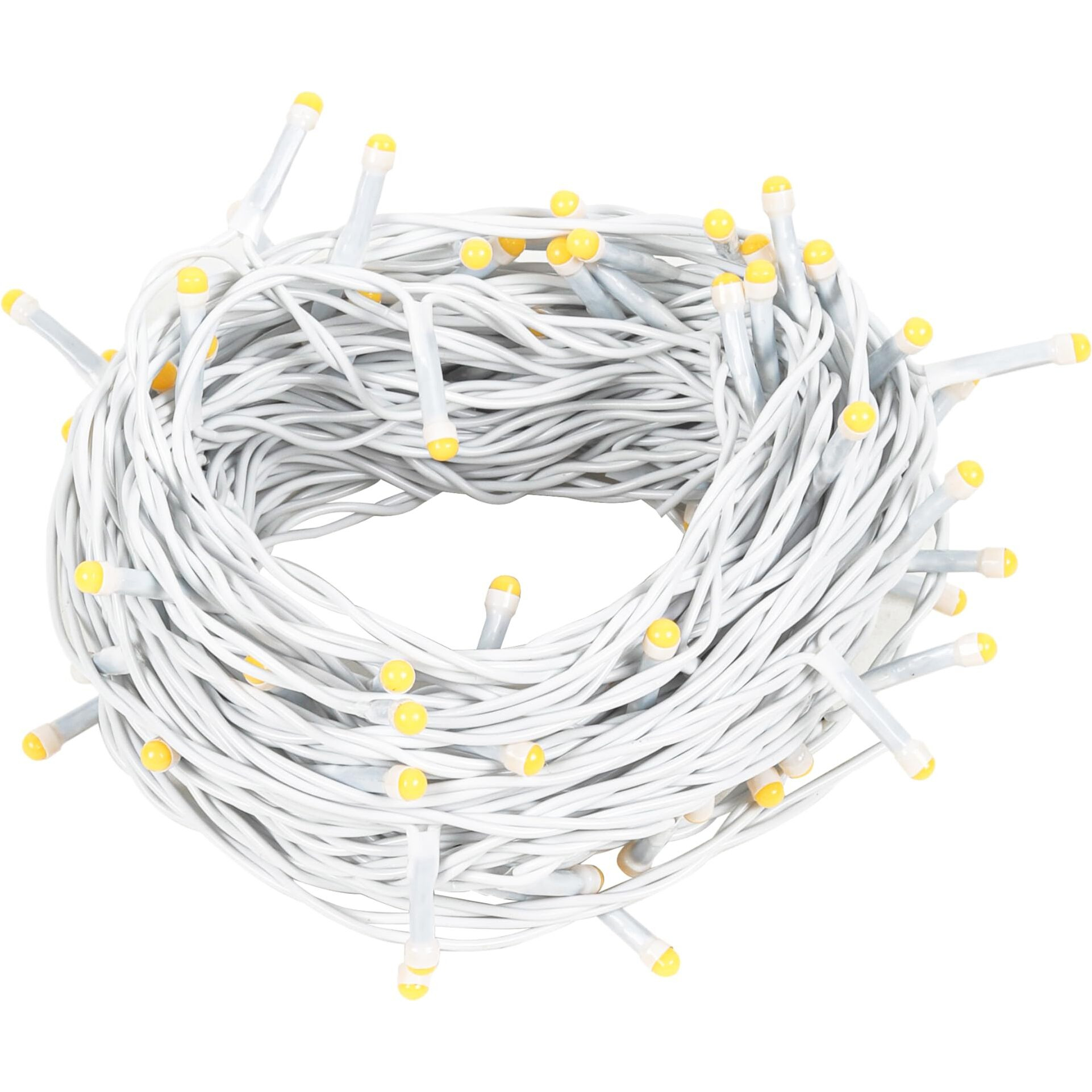 Lexton Lunar 20 Meter 100 LED String/Fairy Light | Plug Sourced | Suitable for Home & Outdoor Decoration, Diwali, Christmas, Wedding, Party, Lawn, Ganesh Chaturthi, Festival (Pack of 20, Warm White)