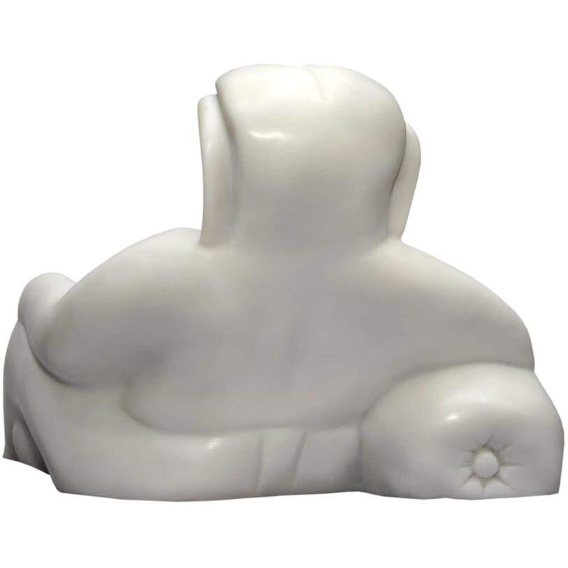 Niraj Art Beautifully Design Marble Statue Ganesh ji Showpiece for Home Decor Beautiful Lord Ganesha Idol Figurine Showpiece Sculpture Hindu 9-Inch