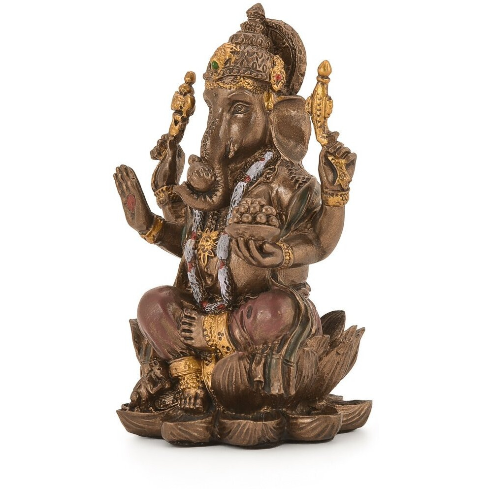 Collectible India Ganesh Idol Gift - Office Desk, Car Dashboard - 8 CM