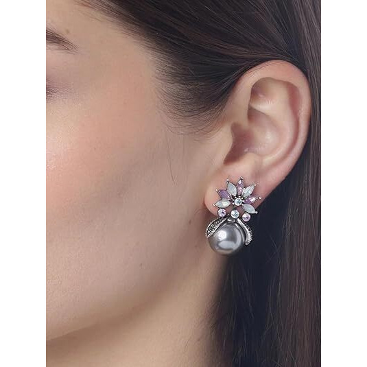 YouBella Jewellery Earrings For Women Crystal Stud Earrings For Girls And Women