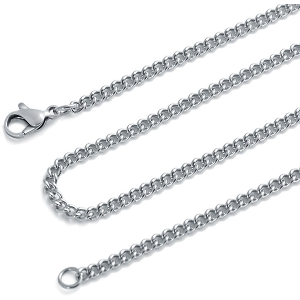Yellow Chimes Chain for Men and Boys Silver Neck Chain for Men | Stainless Steel Chains for Men | Birthday Gift for Men and Boys Anniversary Gift for Husband
