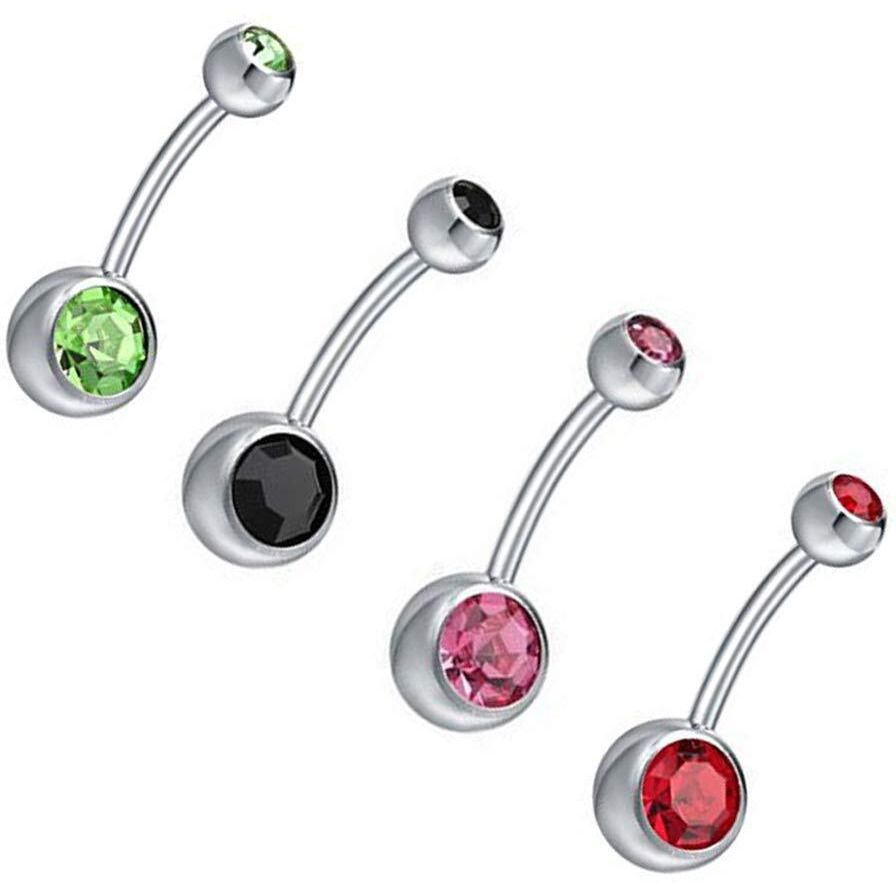 Yellow Chimes Earrings for Women and Girls | Fashion Belly Button Rings Multicolor Stone | Silver Tone Boby Piercing Jewellery | Western Stainless Steel Studs | Accessories Jewellery for Women | Birthday Gift for Girls and Women Anniversary Gift for Wife