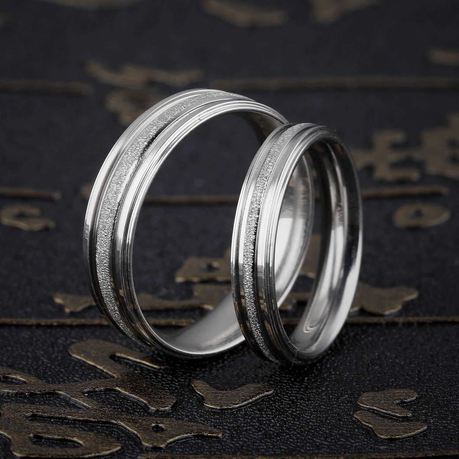 Yellow Chimes Rings for Women and Girls Couple Rings | Valentines Special Dazzling Stardust Proposal Couple Ring For Girls & Boys | Birthday Gifts For Women Valentine Gift for Girls