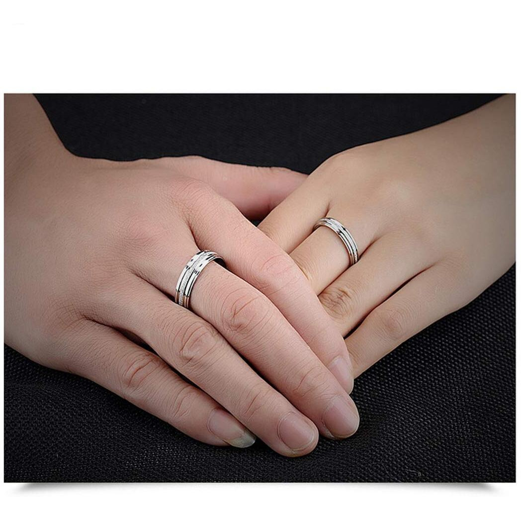 Yellow Chimes Rings for Women and Girls Couple Rings | Valentines Special Dazzling Stardust Proposal Couple Ring For Girls & Boys | Birthday Gifts For Women Valentine Gift for Girls