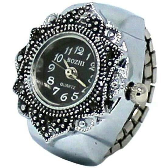 Yellow Chimes Rings for Women Dial Analog Watch Ring Stretchable Ring Watch for Women and Girls.