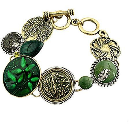 Yellow Chimes Bracelet for Women Gold Plated Antique Craftwork Oxidized Gold Plated Bracelet for Women and Girls.