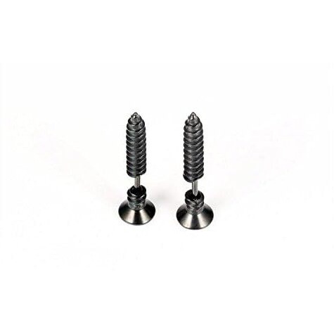 Yellow Chimes Earrings for Men and Boys Fashion Studs for Men | Silver Gold Toned Black Studs | Stainless Steel stud Earrings | Birthday Gift for Men and Boys Anniversary Gift for Husband (Design 15)