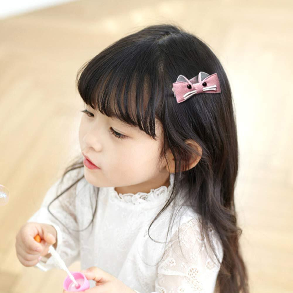 Melbees by Yellow Chimes Kids Hair Accessories for Girls Hair Accessories Combo Set Peach 18 Pcs Baby Girls Hair Clips Set Cute Ponytail Holder Claw Clip Bow Clips For Girls Kids Teens Toddlers