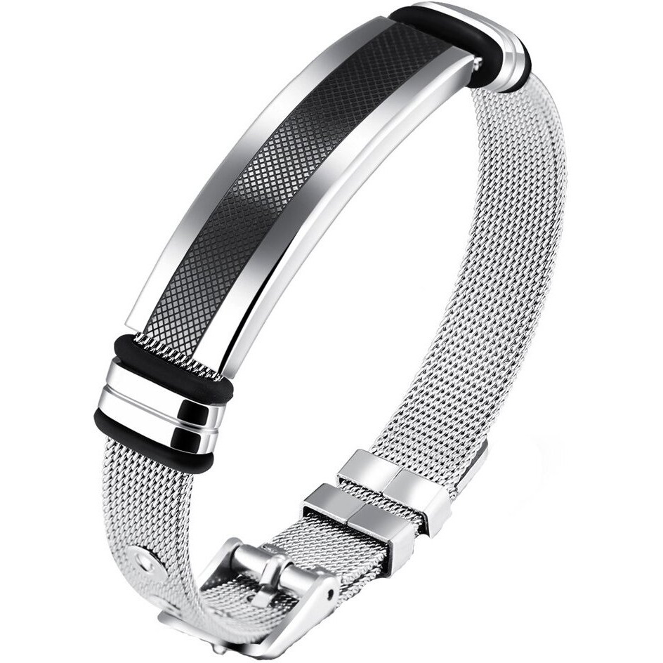 Yellow Chimes Western Style Cross Design Printed Causal Wear Wristband Opening Bracelet for Men and Boys (Design 2)