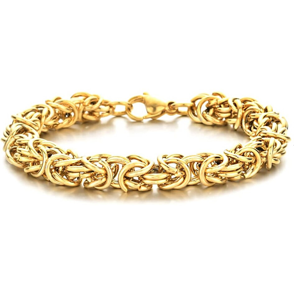 Yellow Chimes Bracelets for Men and Boys Bracelet for Men | Stainless Steel Linked Chain Bracelet | Birthday Gift for Men and Boys Anniversary Gift for Husband (Bracelet 3)