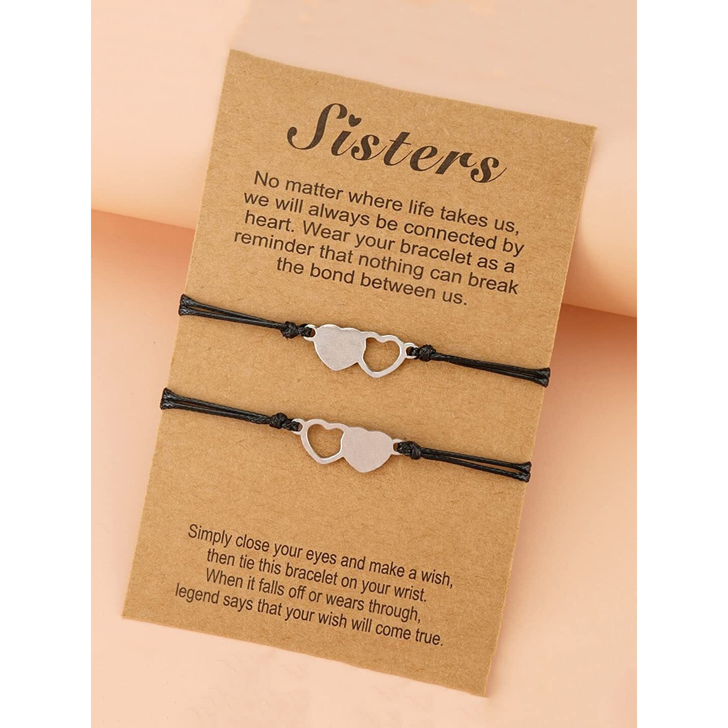 Yellow Chimes Bracelet for Women and Girls Fashion Silver Friendship Bracelets for Women Girls | Heart Shaped Friendship Bands Bracelet |Gift for Best Friend Friendship Bff Bracelets (Design 4)