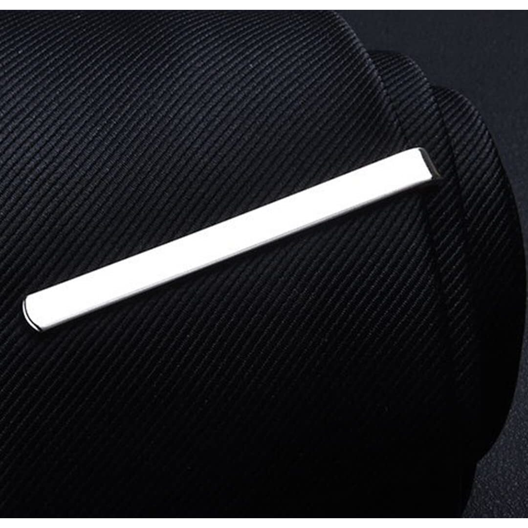 Yellow Chimes Tie Pin For Men And Boys Sleek Matte Silver Rhodium Plated Tie Pin For Men And Boys