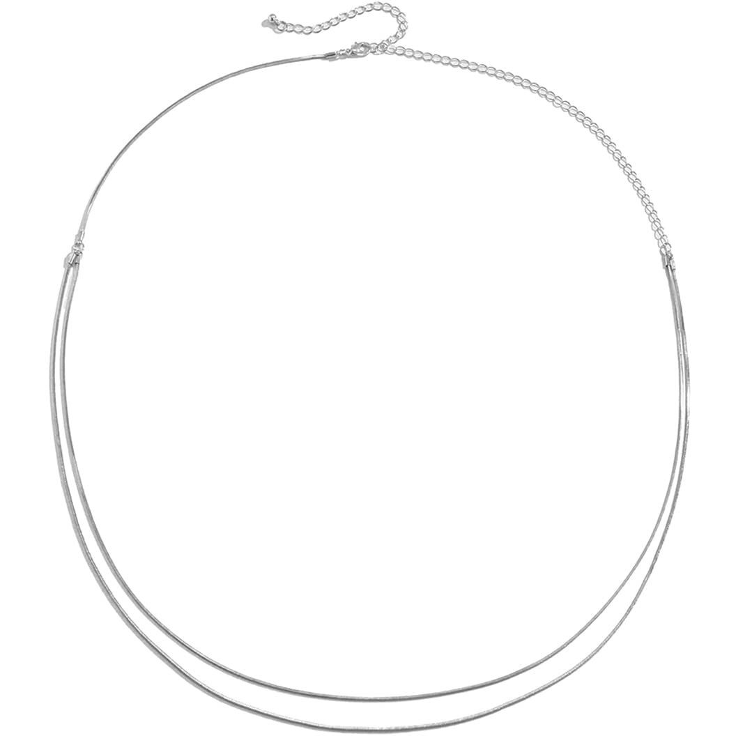 Yellow Chimes Waist Chain for Women Silver Stoned Layered chains Belly Chains for Women and Girls (Style-13)