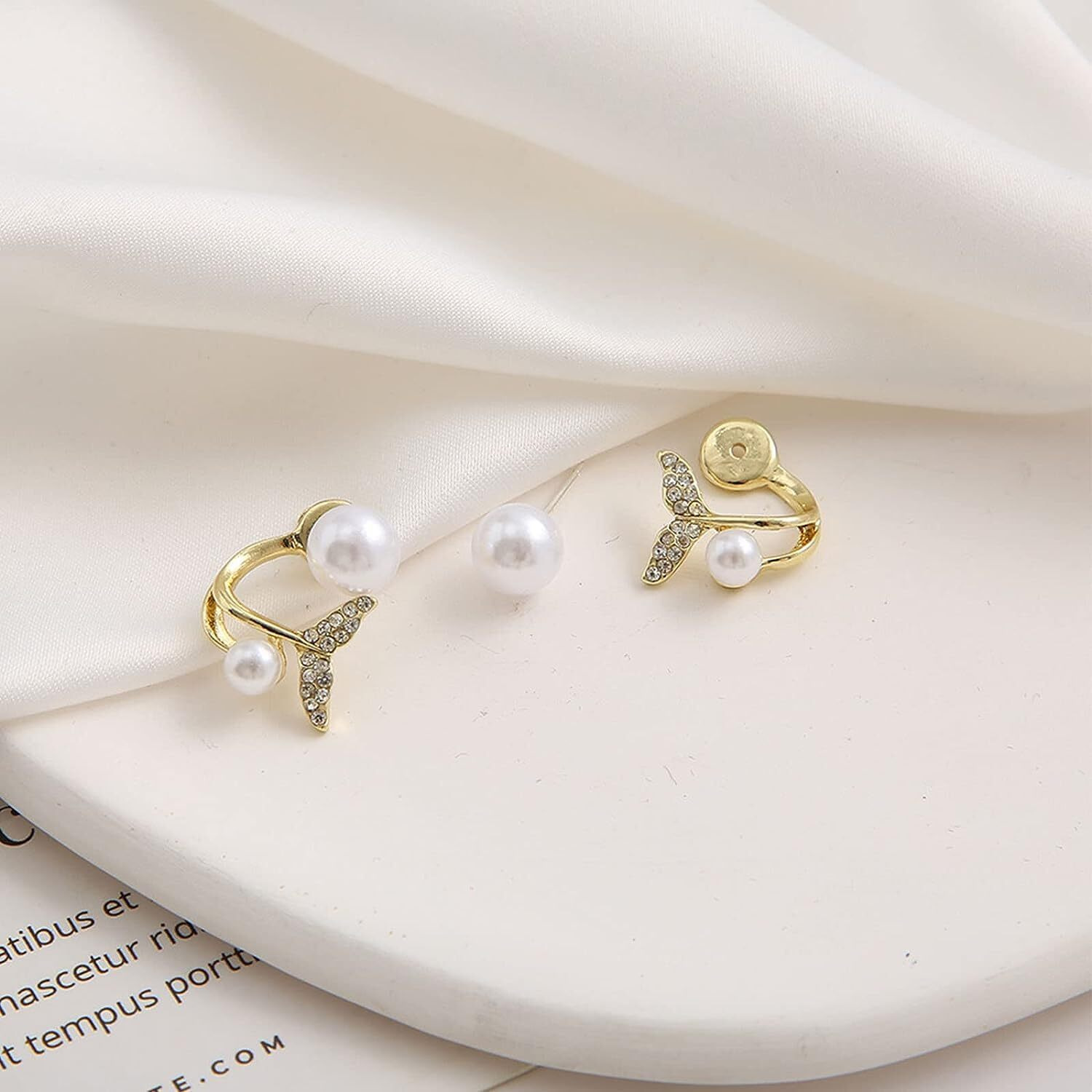 ANNACREATIONS Korean Fashionable Gold Plated Dangle Earrings For Women & Girls Pack of 1 Pair (STY-5)