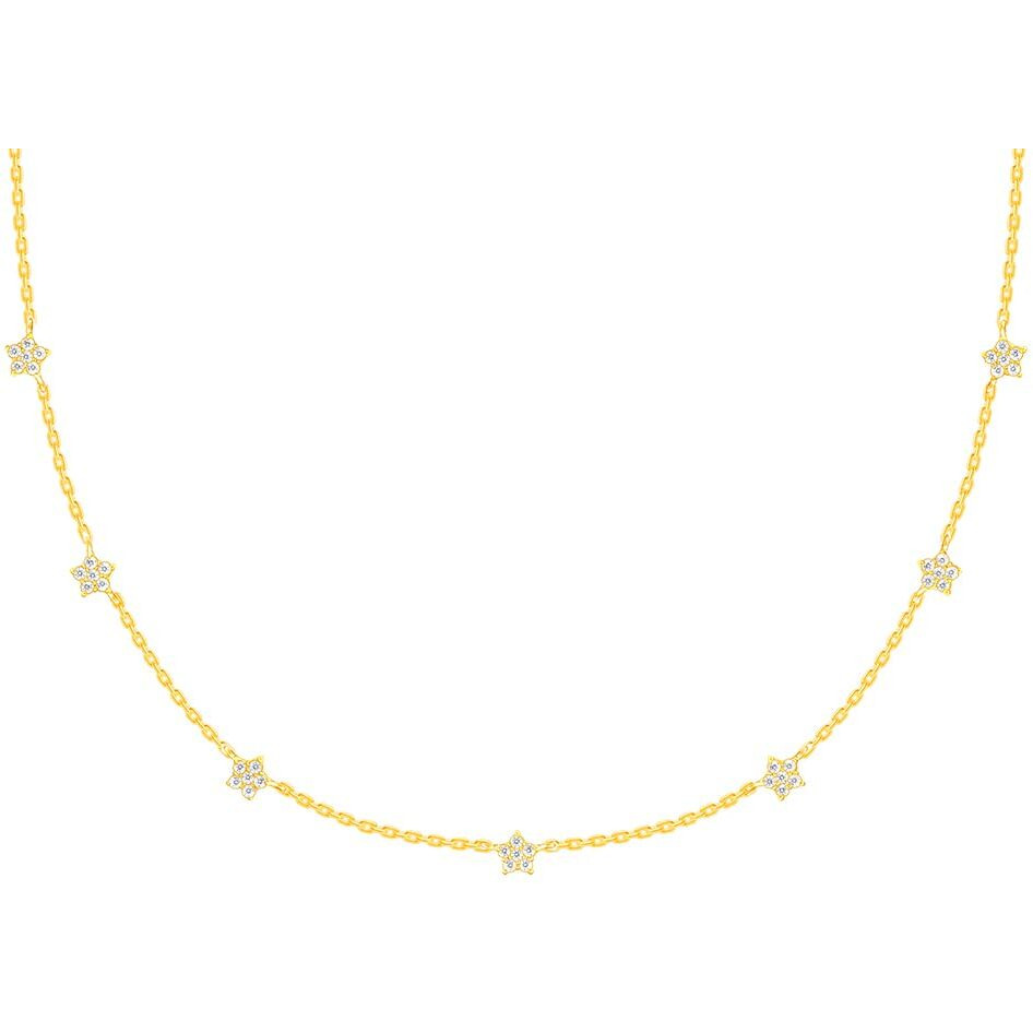 GIVA 925 Sterling Silver 18K Gold Plated Anushka Sharma Star Constellation|Necklace To Gifts For Women&Girls|Valentines Gift For Girlfriend|With Certificate Of Authenticity And 925 Stamp|6M Warranty