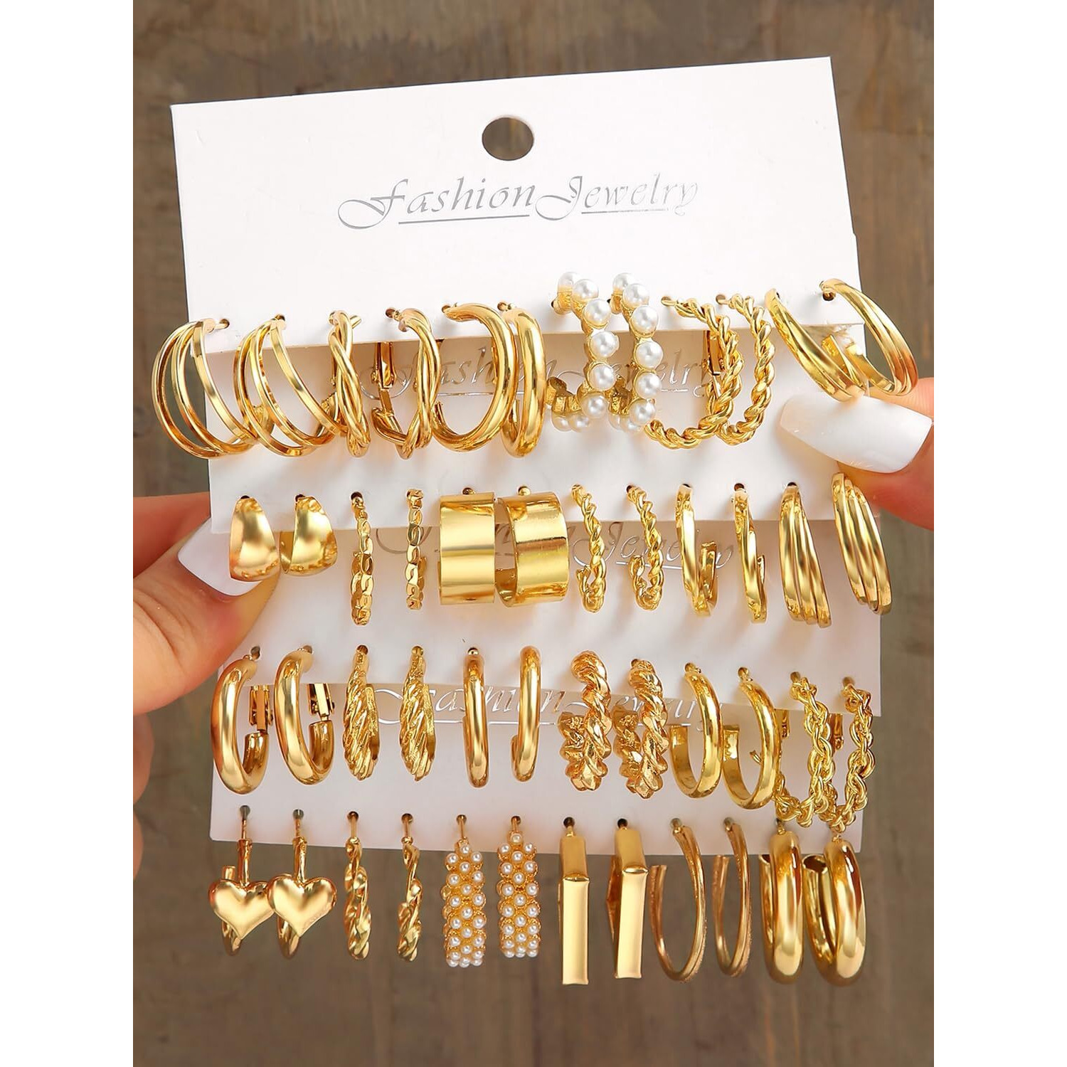 Shining Diva Fashion 24 Pairs Combo Set Latest Stylish Hoop Earrings for Women and Girls (15723er)
