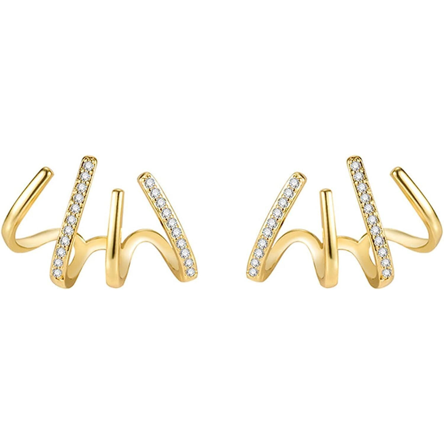 Shining Diva Fashion Latest Stylish Ear Cuff Earrings for Women and Girls (14980er)