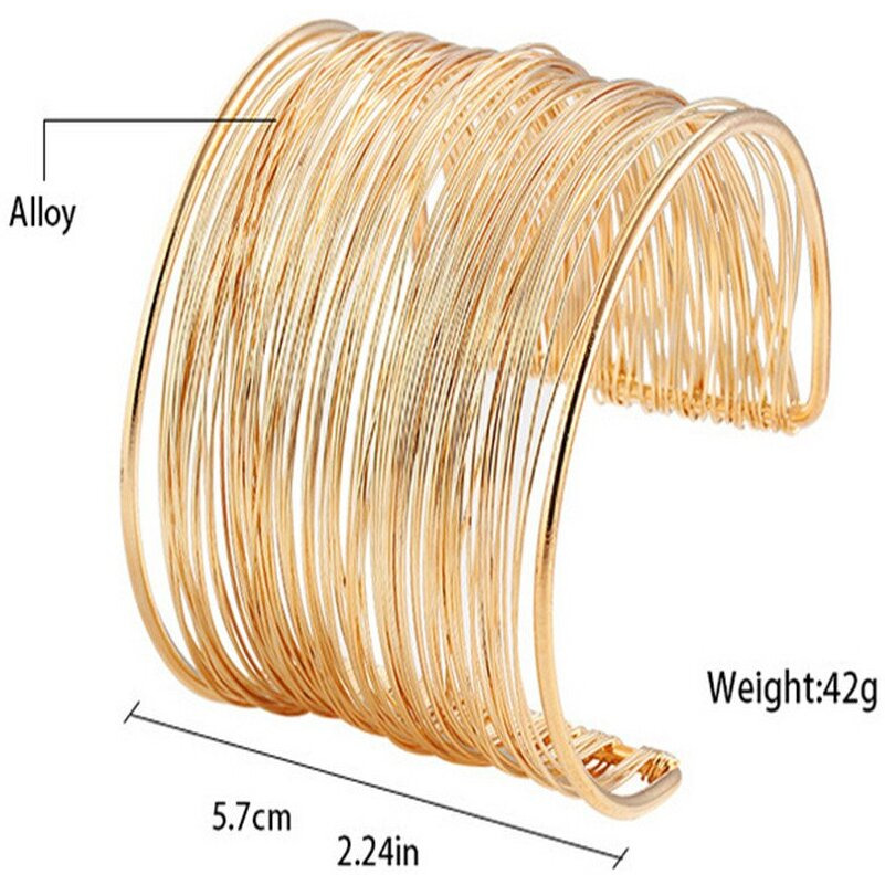Shining Diva Fashion Non Precious Metal Gold Plated Stylish Kada Bangle Cuff Bracelet for Women (8133b, Gold)