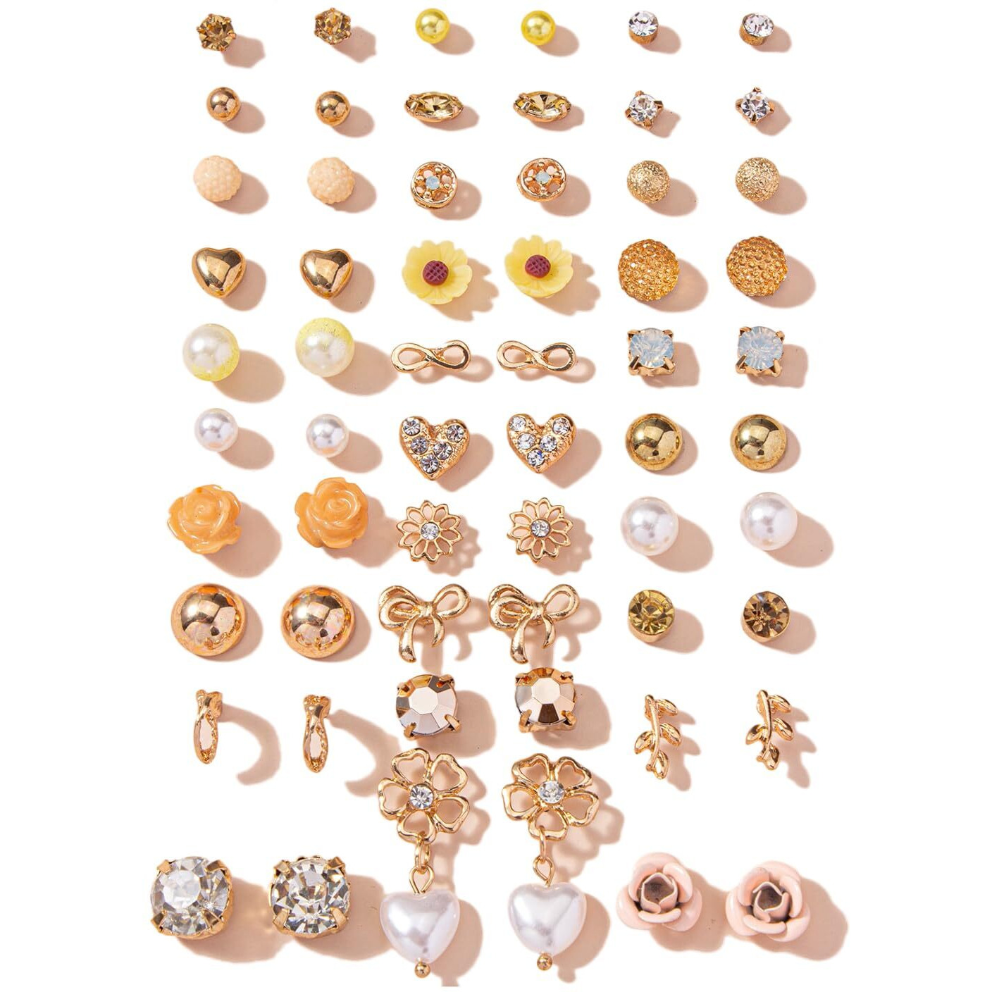 Shining Diva Fashion 30 Pairs Earring Combo Latest Stylish Fancy Earrings for Women and Girls (rrsd15635er)