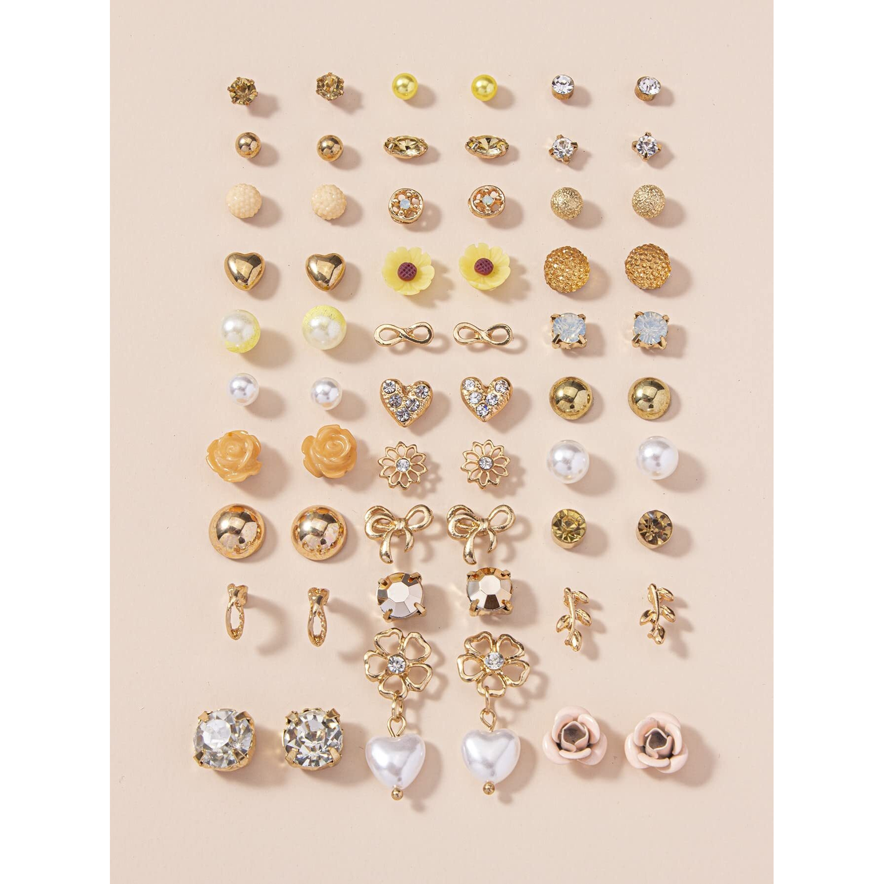 Shining Diva Fashion 30 Pairs Earring Combo Latest Stylish Fancy Earrings for Women and Girls (rrsd15635er)
