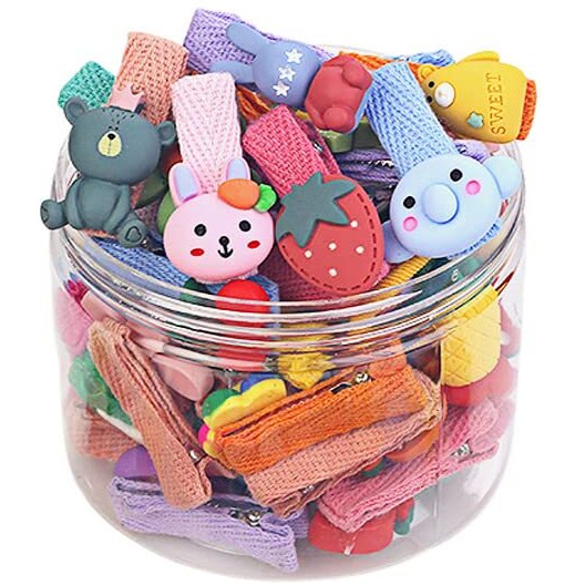 Shining Diva Fashion 26 Pcs Colorful Hair Accessories Hair Clips for Girls Kids Baby Girl Toddlers Women Hairband Hair Band Ties (14835hb)