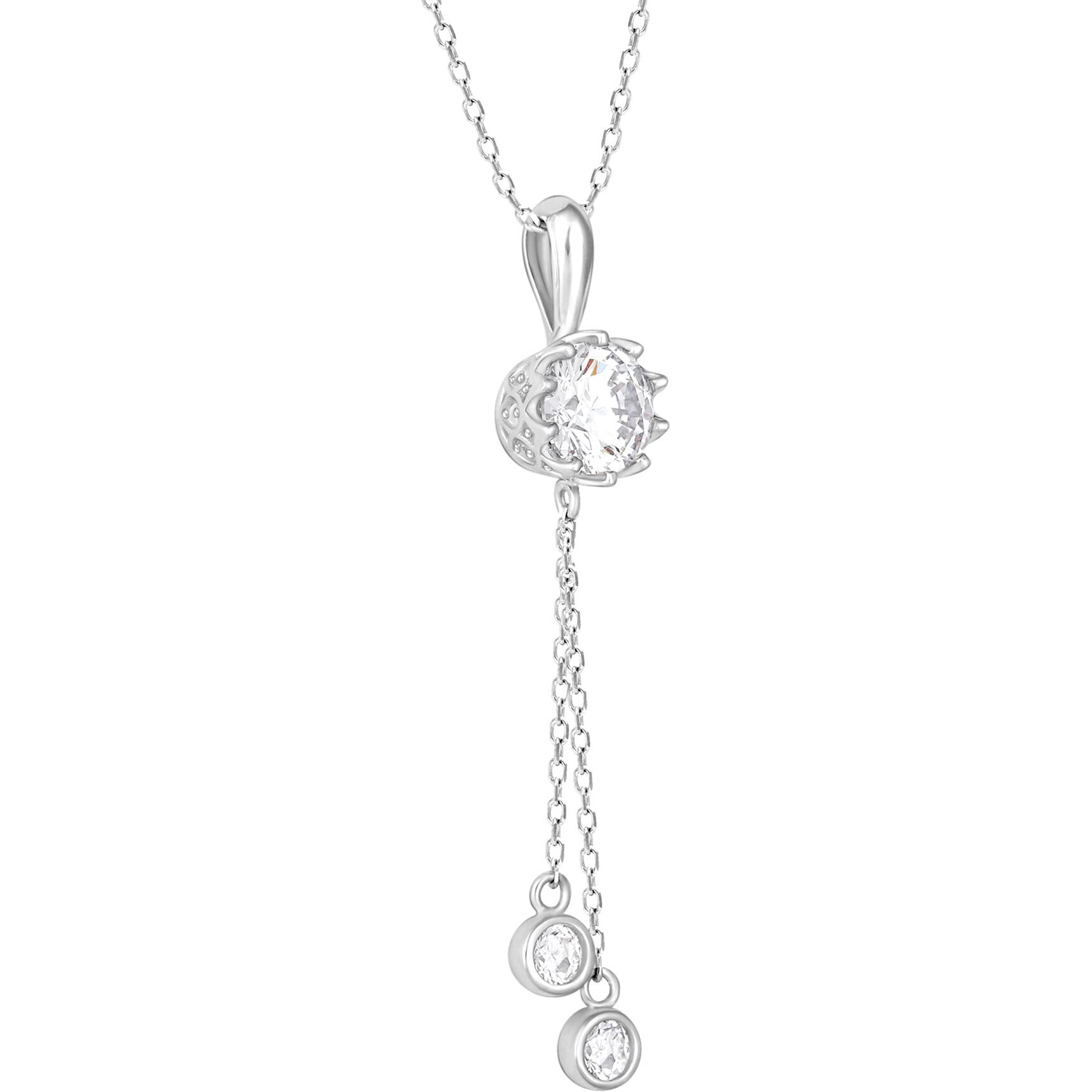 GIVA 925 Silver Elegance On The Rise Necklace| Rakhi Rakshabandhan Gift for Sister Bhabhi, Gifts for Women & Girls| With Certificate of Authenticity and 925 Stamp | 6 Month Warranty*